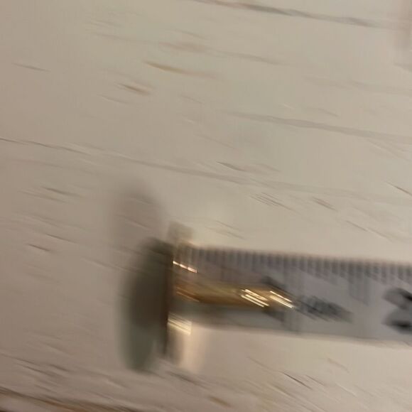 Vintage 60s Swank Art Deco oval diamond etched gold tone bullet back cuff links - Picture 11 of 13